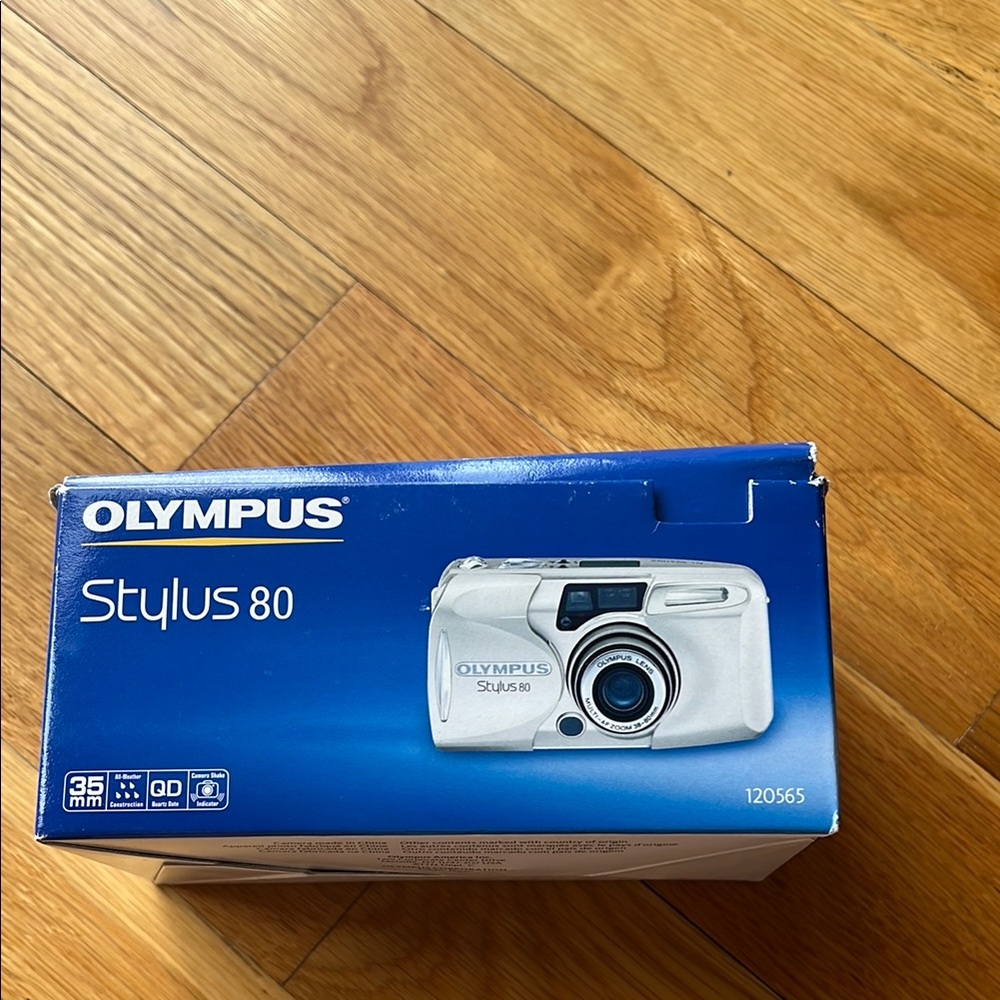 Olympus White Film Camera for Classic Photography Brand new. Never used.